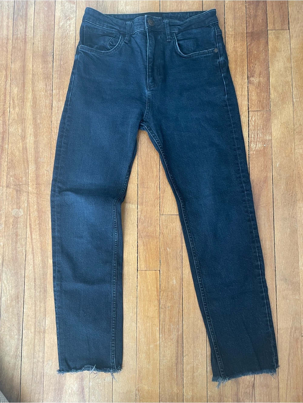 Women's Dark Denim Slim Straight Jeans